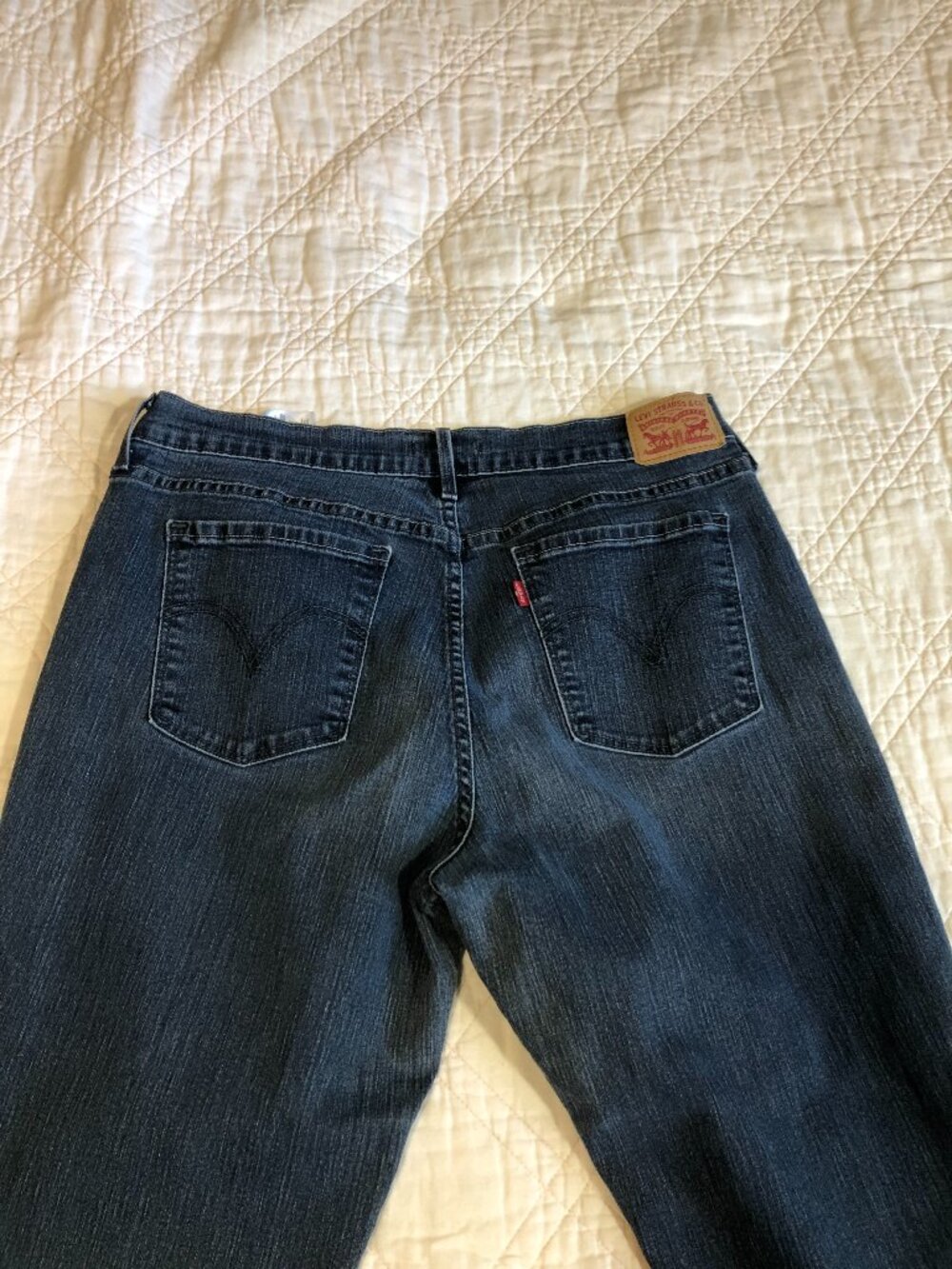 Levis 505 Straight Denim Jeans, Size 14